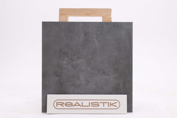 КЕРАМОГРАНИТ REALISTIK CEMENT DARK GREY 60X60 — изображение 5