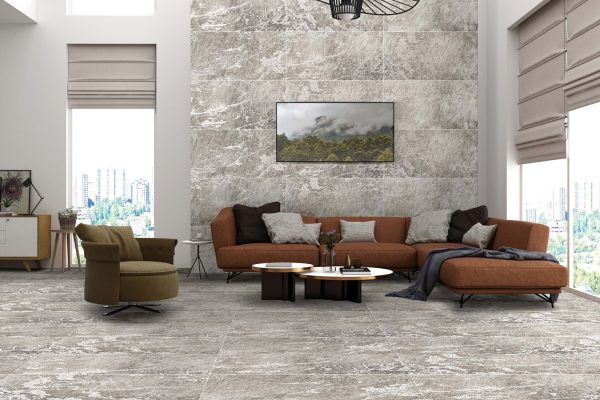 КЕРАМОГРАНИТ REALISTIK CORDELIA CRYSTAL GREY STONELO CARVING 60X120 — изображение 7