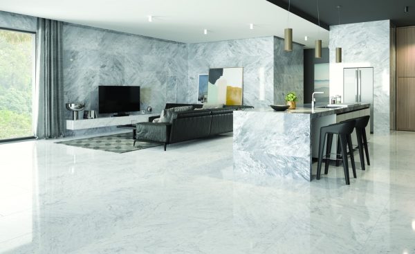 КЕРАМОГРАНИТ VITRA MARMORI КАРРАРА БЕЛЫЙ 60X60 — изображение 3
