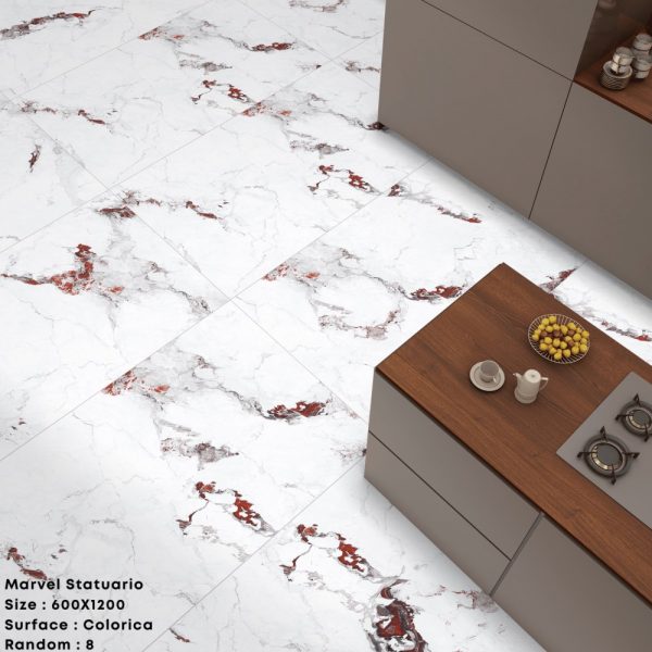 КЕРАМОГРАНИТ REALISTIK MARVEL STATUARIO 60X120 — изображение 2