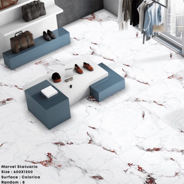 КЕРАМОГРАНИТ REALISTIK MARVEL STATUARIO 60X120 — изображение 3