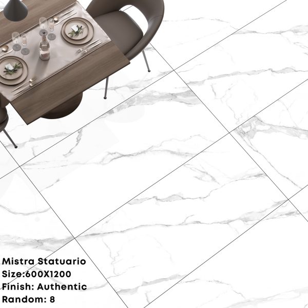 КЕРАМОГРАНИТ REALISTIK MISTRA STATUARIO 60X120 — изображение 4