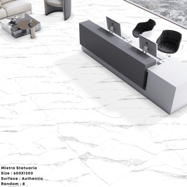 КЕРАМОГРАНИТ REALISTIK MISTRA STATUARIO 60X120 — изображение 5