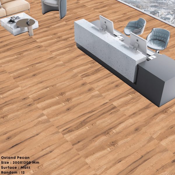 КЕРАМОГРАНИТ REALISTIK OSTAND PECAN MATT 19,5X120 (1,44) — изображение 2