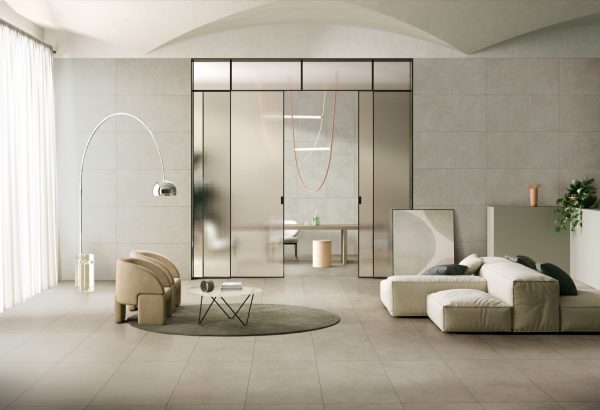КЕРАМОГРАНИТ VITRA MICROCEMENT КРЕМОВЫЙ K947914R0001VTET МАТR10A 60X60 (1,80) — изображение 4
