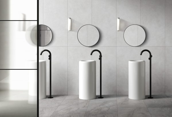 КЕРАМОГРАНИТ VITRA MICROCEMENT СВЕТЛО-СЕРЫЙ K947891R0001VTER МАТR10A 60X120 (1,44) — изображение 10
