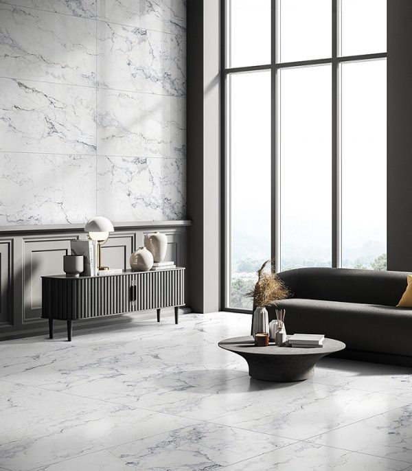 КЕРАМОГРАНИТ VITRA MARBLES БРЕЧА БЕЛЫЙ 60X120 (1,44) — изображение 7