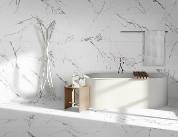 КЕРАМОГРАНИТ REALISTIK STATUARIO VENATO SATIN 60X120 — изображение 3