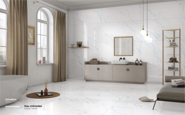 КЕРАМОГРАНИТ REALISTIK TEAL STATUARIO 60X120 — изображение 9