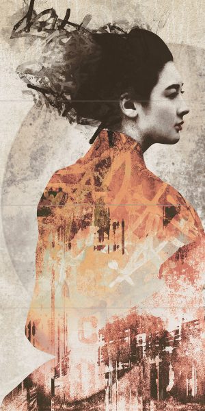 ДЕКОР PROGETTO COVER GEISHA 4PZ 120X240
