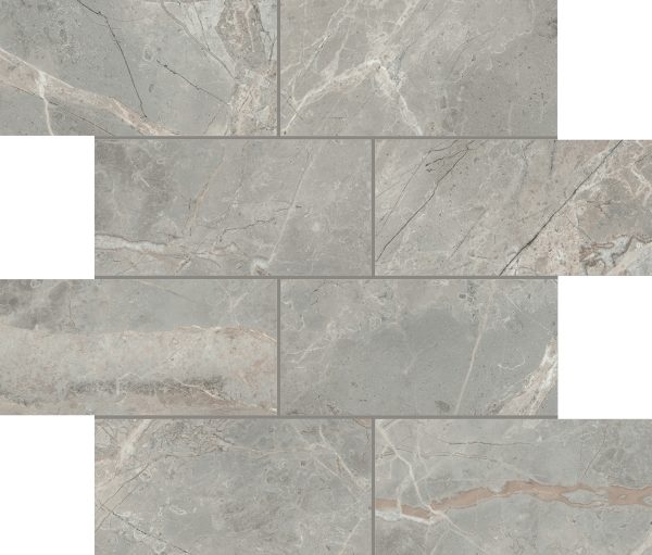 МОЗАИКА ETOILE GRIS MAT 6MM MUR 7,5X15