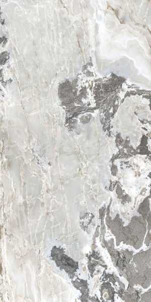 КЕРАМОГРАНИТ ONYX&MORE SILVER BLEND GLO 6MM R 160X320