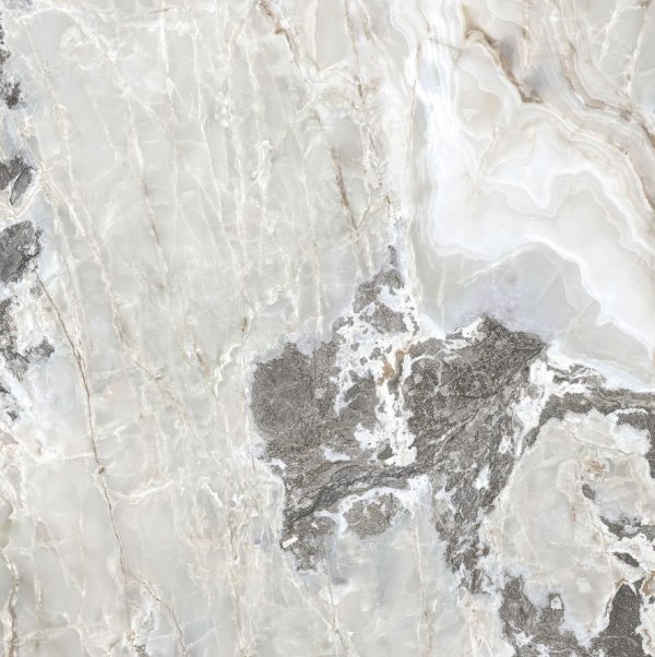 КЕРАМОГРАНИТ  ONYX&MORE SILVER BLEND SATIN 6MM R 160X160