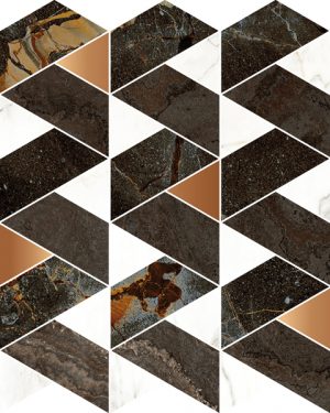 КЕРАМОГРАНИТ RHAPSODY MOSAIC MOOD GOLD 30X34