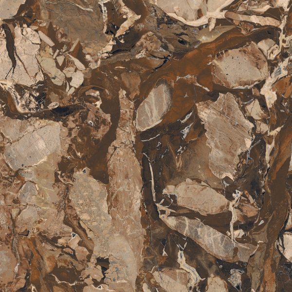 КЕРАМОГРАНИТ BIJOUX JASPE ROUGE MAT 6MM R	120X120 — изображение 3