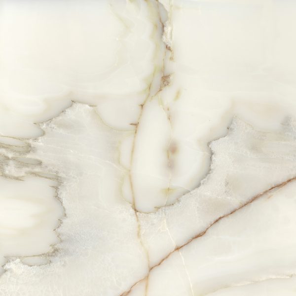 КЕРАМОГРАНИТ  BIJOUX ONYX BLANCHE MAT 6MM R 160X160