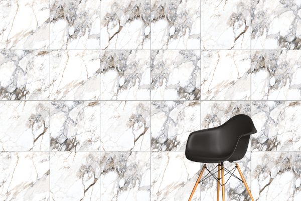 КЕРАМОГРАНИТ MARBLE-X БРЕЧА КАПРАЙА БЕЛЫЙ ЛАППАТО РЕКТ 60X60 (1,44) — изображение 8