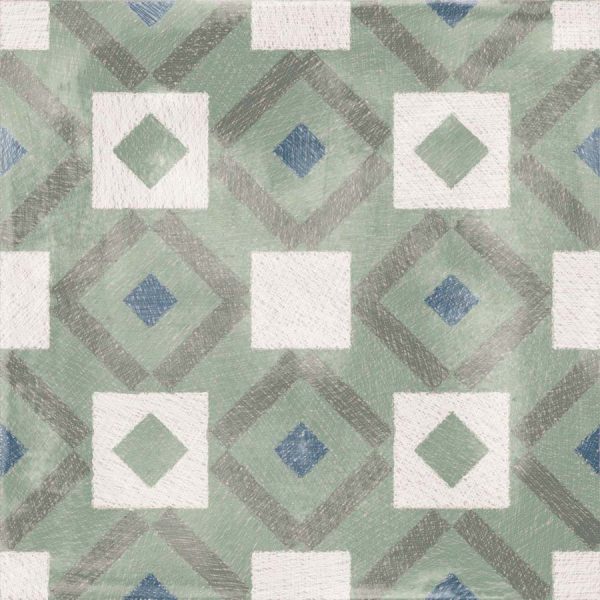 КЕРАМИЧЕСКАЯ ПЛИТКА PLAY LABYRINTH SAGE 20X20