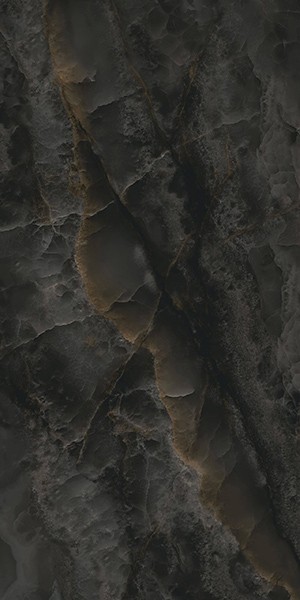 КЕРАМОГРАНИТ BOOKMATCH ONICE BLACK A POLISHED