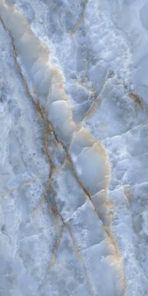 КЕРАМОГРАНИТ BOOKMATCH ONICE BLUE A POLISHED