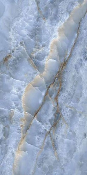 КЕРАМОГРАНИТ BOOKMATCH ONICE BLUE B POLISHED