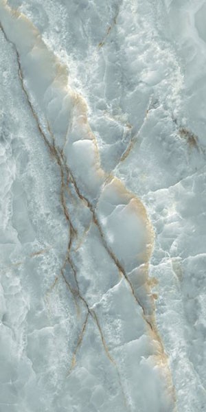 КЕРАМОГРАНИТ BOOKMATCH ONICE SEAGREEN A POLISHED