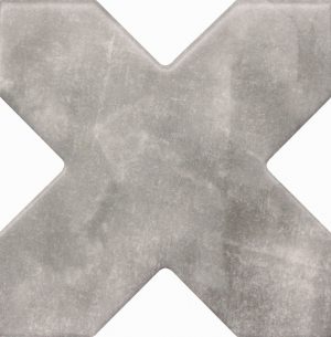 Керамическая плитка BECOLORS CROSS 13,25X13,25 GREY КЕРАМИЧЕСКАЯ ПЛИТКА BECOLORS CROSS 13,25X13,25 GREY