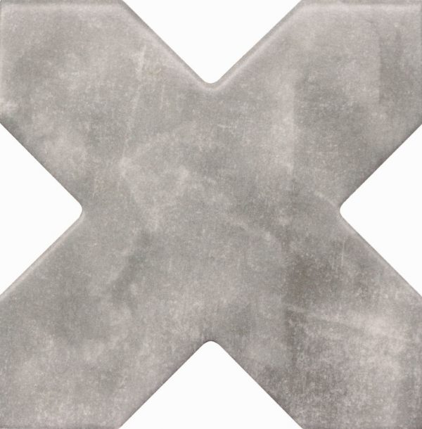 Керамическая плитка BECOLORS CROSS 13,25X13,25 GREY КЕРАМИЧЕСКАЯ ПЛИТКА BECOLORS CROSS 13,25X13,25 GREY