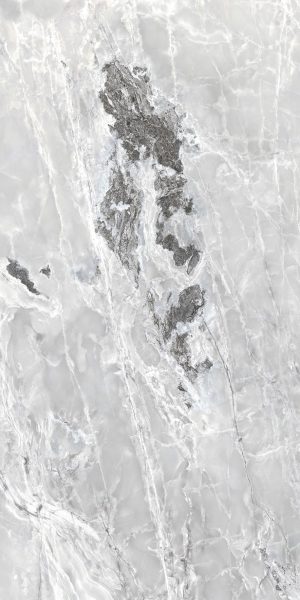 КЕРАМОГРАНИТ  ONYX&MORE SILVER BLEND GLO 6MM R 120X240