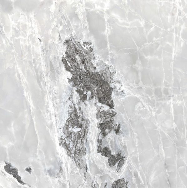 КЕРАМОГРАНИТ  ONYX&MORE SILVER BLEND GLO 6MM R  120X120