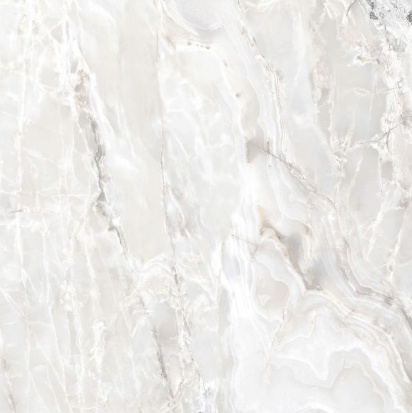 КЕРАМОГРАНИТ  ONYX&MORE WHITE BLEND GLO 6MM R  120X120 — изображение 3