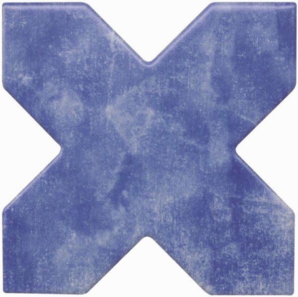 Керамическая плитка BECOLORS CROSS 13,25X13,25 ELECTRIC BLUE КЕРАМИЧЕСКАЯ ПЛИТКА BECOLORS CROSS 13,25X13,25 ELECTRIC BLUE