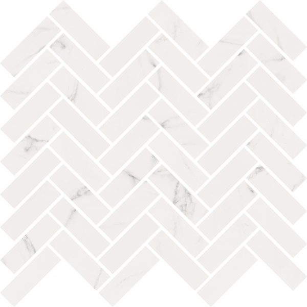 МОЗАИКА SENSI MOS CHEVRON STATUARIO WHITE	30X30