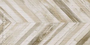 КЕРАМИЧЕСКАЯ ПЛИТКА RAFTERS CREAM CHEVRON RETT. 60X120