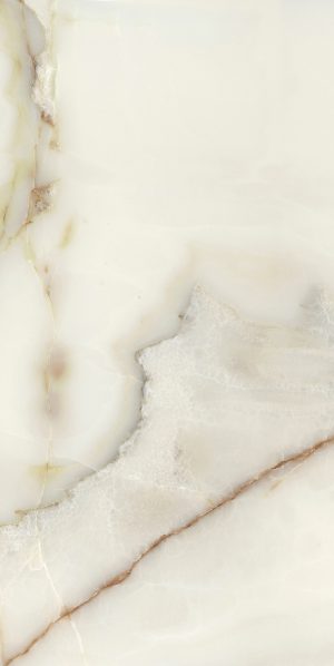 КЕРАМОГРАНИТ BIJOUX ONYX BLANCHE GLOSSY 60X120 RETT