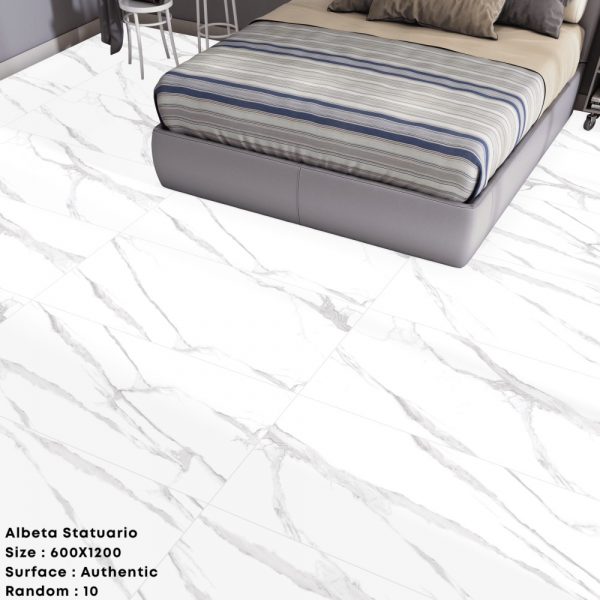 КЕРАМОГРАНИТ REALISTIK ALBETA STATUARIO 60X120 — изображение 2