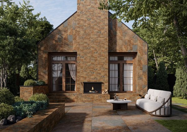 ПЛИТКА ФАСАДНАЯ CERAMIKA PARADYZ ARDIS RUST ELEWACJA STRUKTURA MAT 40X6,6 (0,79) — изображение 5