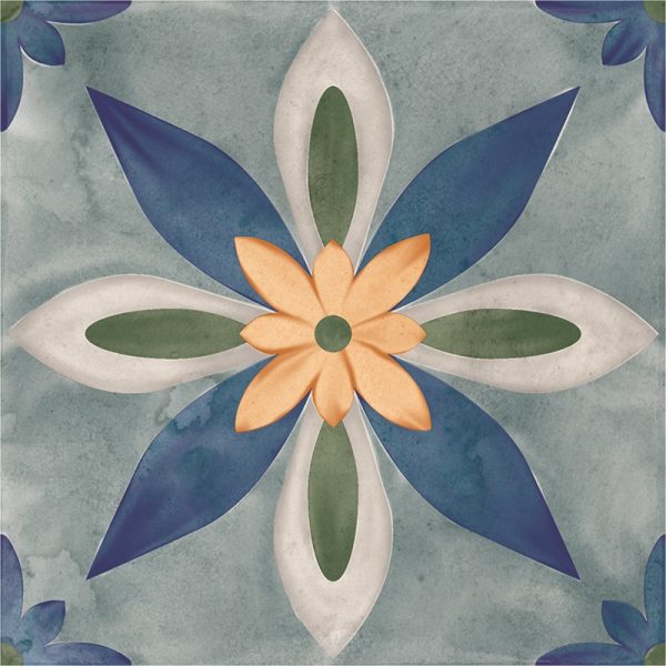 КЕРАМОГРАНИТ NANDA TILES VERANDA BELIA 15X15 (0,5)