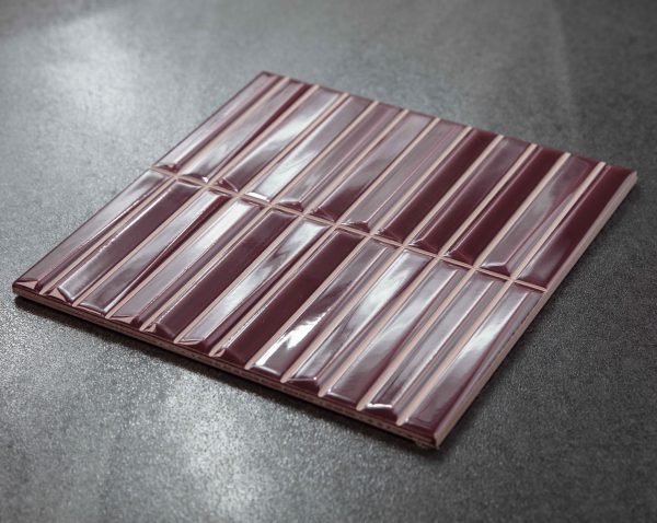 ПЛИТКА MONOPOLE MELODY BORDEAUX 20X20 (1,00) — изображение 2
