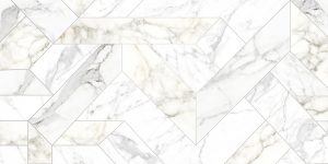 КЕРАМОГРАНИТ RHAPSODY OUTLINE WHITE LEV RET 60X120