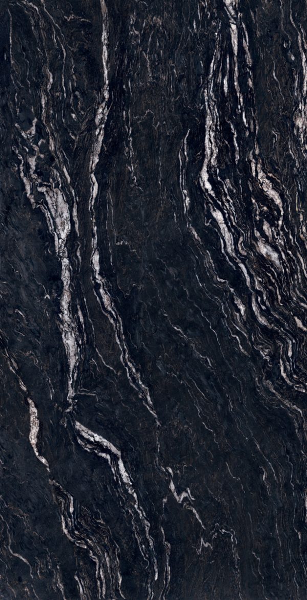 КЕРАМОГРАНИТ SENSI GEMS TITANIUM BLACK  SOFT RET 160X320 — изображение 2