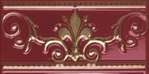 Керамическая плитка CENEFA NOBLESSE BURDEOS GOLD 20X10 КЕРАМИЧЕСКАЯ ПЛИТКА CENEFA NOBLESSE BURDEOS GOLD 20X10