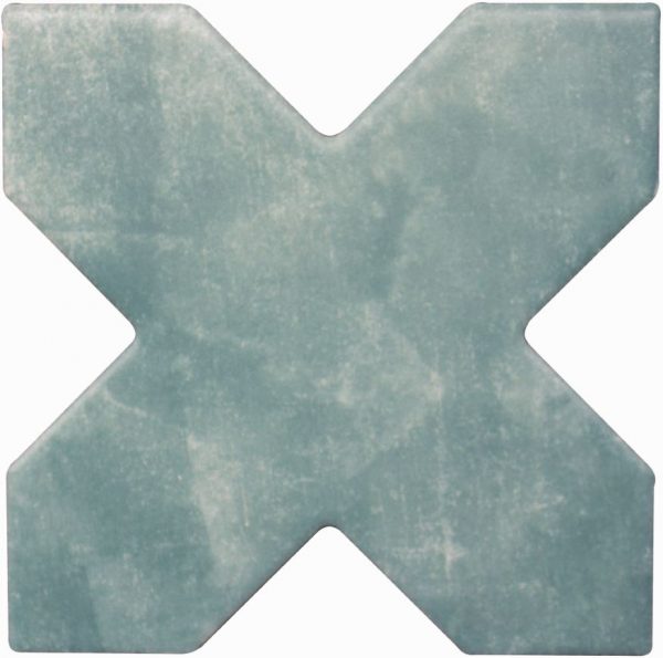 Керамическая плитка BECOLORS CROSS 13,25X13,25 LAGOON КЕРАМИЧЕСКАЯ ПЛИТКА BECOLORS CROSS 13,25X13,25 LAGOON
