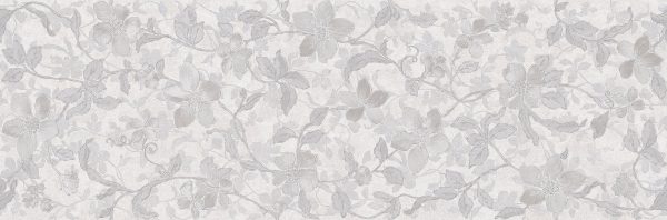 ПЛИТКА EMIGRES MICROCEMENTO FLORAL BLANCO 30X90