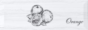 ДЕКОР MONOPOLE FRUIT LAGUNA ORANGE 10X30