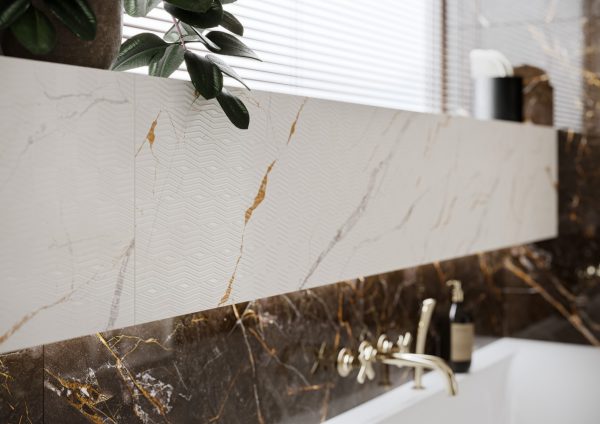 ПЛИТКА CERAMIKA PARADYZ GUARDA BIANCO DECOR REKT POLYSK 29,8X89,8 — изображение 7