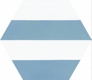 КЕРАМОГРАНИТ CODICER HEX. PORTO CAPRI BLUE 25X22