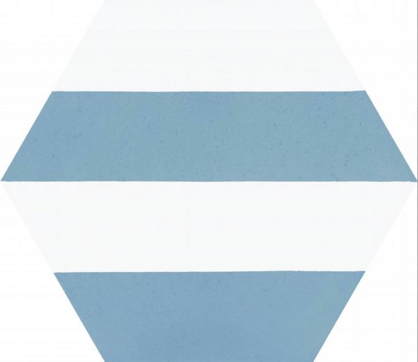 КЕРАМОГРАНИТ CODICER HEX. PORTO CAPRI BLUE 25X22