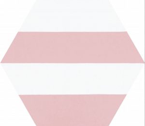 КЕРАМОГРАНИТ CODICER HEX. PORTO CAPRI PINK 25X22