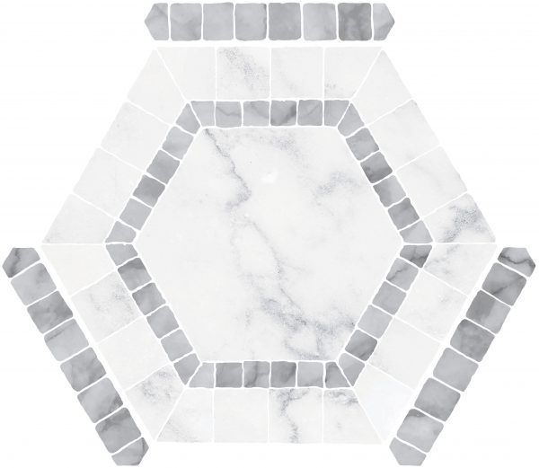 КЕРАМОГРАНИТ MONOPOLE IBIZA WHITE 22X25